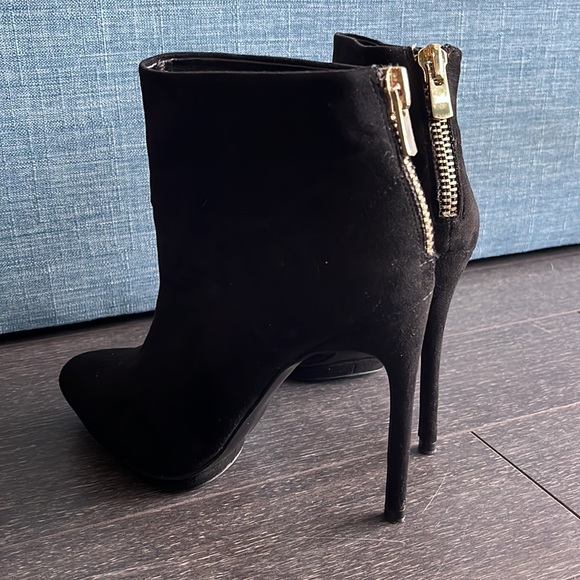 Zara Woman black heel booties - Picture 6 of 10